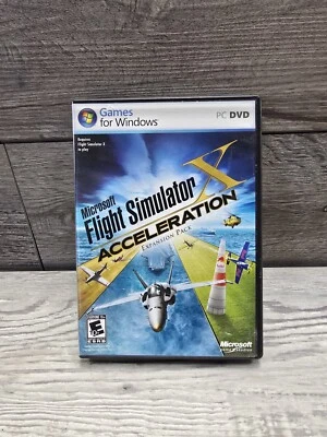 Microsoft Flight Simulator X: Acceleration Expansion Pack (PC DVD, 2007) w/ Key - Image 1 of 4