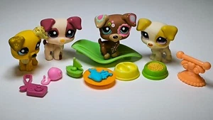 Jack Russel Dog #1110 1200 1496 1579 Authentic Littlest Pet Shop LPS Lot -35 - Picture 1 of 14