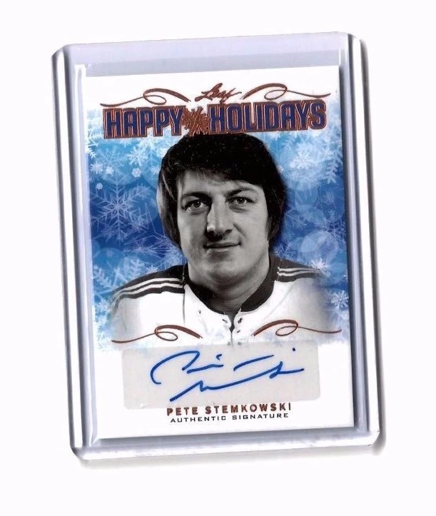 2015 LEAF HAPPY HOLIDAYS PETE STEMKOWSKI AUTOGRAPH #HH-PS1 - Image 1 of 1