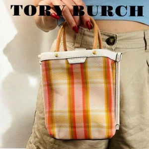 Tory Burch Perry Women Bag Mesh Mini Tote Limited Edition VHTF Rare Lather Elega - Picture 1 of 20