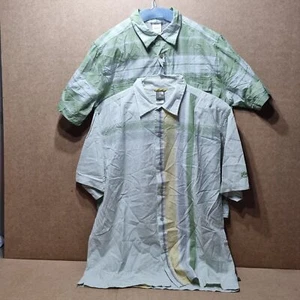 2 x THE NORTH FACE A5 MENS SHORT SLEEVES SHIRT NYLON/COTTON SIZE MEDIUM(GAR25/3) - Picture 1 of 18