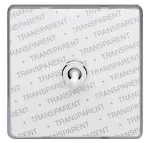 Schneider GU1412TCLR 1 Gang klar unsichtbar Kippschalter Acryl - Bild 1 von 3