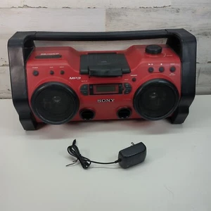 Sony ZS-H10CP Heavy Duty CD Radio Boombox w/power cord Tested - Picture 1 of 17