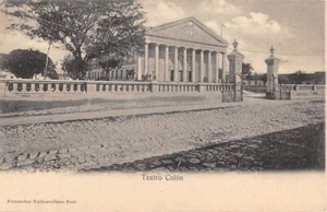 GUATEMALA ~ THEATER, TEATRO COLON, Pub by VALDEAVELLANO ~ c 1903 - Picture 1 of 2