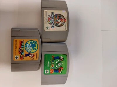 Nintendo 64 N64 Mario tennis64  golf 64 Kart 64  japan set  game - Image 1 of 4