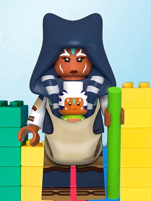 Ahsoka Tano (baby) and Pav-ti (mother) custom minifigures - star wars lego - Image 1 of 4