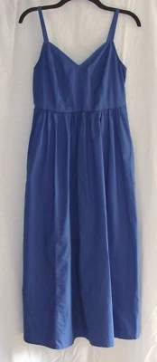 OLD NAVY Medium Blue Spaghetti Strap SUNDRESS Sz X-SMALL (XS) - Image 1 of 4