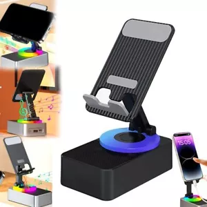 Altavoz inalámbrico Bluetooth con soporte para teléfono celular para hogar/exterior HD envolvente EE. UU. - Imagen 1 de 7