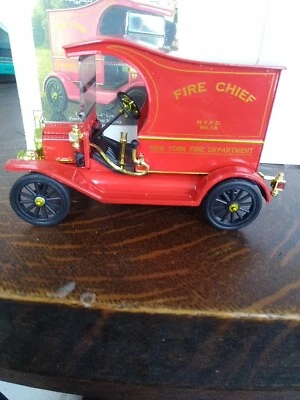 National Motor Museum Mint 1913 Ford Model T Paddy Wagon Fire Chief  N.Y.F.D #18 - Image 1 of 4
