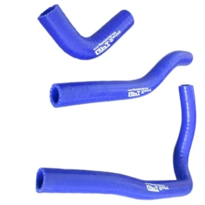 For 2000-2012 KAWASAKI KX65 2001 2002 2003 04 05 Blue Silicone Radiator Hoses - Image 1 of 4