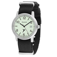 Messerschmitt ME-Luminova Unisex Quartz Wrist Watch 10ATM Black Fabric Bracelet