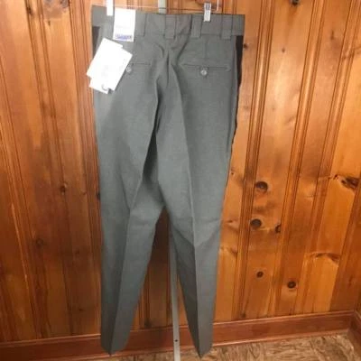 NWT Blauer 8590-4 Uniform Pants Mens Unhemmed Class Act Grey / Black Stripe - Image 1 of 4