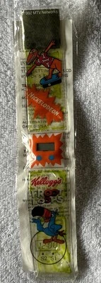 Froot Loops Nickelodeon 1992 Slime cereal Loops bolsa de reloj batería muerta mucho tiempo Foto 1 de 4