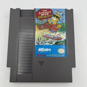 The Simpsons Bart vs. The Space Mutants NES Nintendo 1991 Cartridge Only Tested