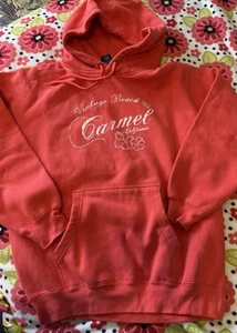 Peach Hoodie Sweatshirt Carmel, California Neu ohne Etikett Prairie Mountain Gr. L - Bild 1 von 9