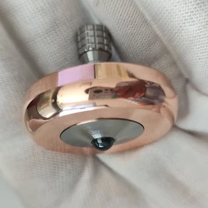 Titanium Copper Hand Twisting Spinning Tops Fingertip Top Hand Spinner Toys - Picture 1 of 14