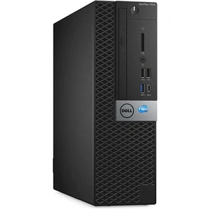 Dell 7050 SFF i7 4GB 120GB Windows 10 Pro Desktop Computer RS232 HDMI New DVD - Picture 1 of 5