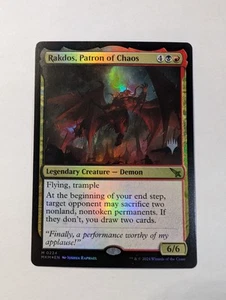 Rakdos, Patron of Chaos-Promo Pack: Murders at Karlov Manor - Foil - (0224) - NM - Picture 1 of 2
