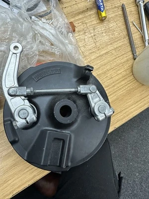 Yamaha Hl500 YZ IT , Twin Front Leading Brake Plate Complete perfect condition  - Image 1 of 2