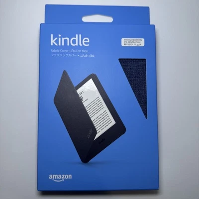 Amazon Kindle Case, 11th Generation Protective Cover Fabric - Blue Denim - Image 1 of 4