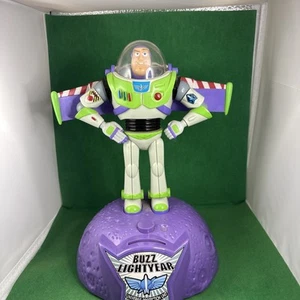 Toy Story Buzz Lightyear Piggy Bank Disney Pixar Thinkway 1995 Vintage WORKS - Picture 1 of 7