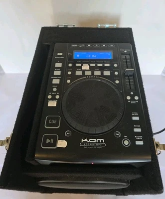 Kam KCD 400 CD Player with Pitch Control / Potogram CDS Series Speaker DJ Setup - Image 1 of 4