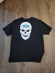 WWF Stone Cold Steve Austin 3:16 Skull Wrestling T Shirt Size Large double sided - Picture 1 of 3