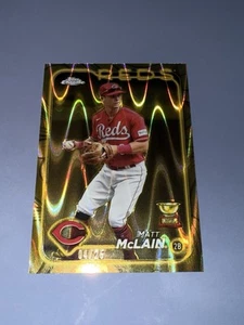 Matt McClain Rookie 2024 Topps Chrome Gilded Gold /25! 🔥 - Picture 1 of 3