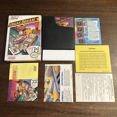 Vegas Dream (Nintendo NES) Completo con Reg e Insertos - Probado - Auténtico Foto 1 de 4