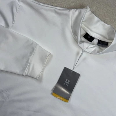 Camisa simulada de golf Nike Tiger Woods para hombre X-grande calce viernes blanca manga larga Foto 1 de 4