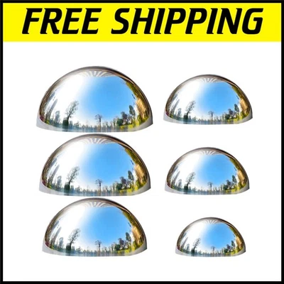 Elegante juego de bolas de observación de acero inoxidable de 6 piezas - Perfecto para decoración de jardín Foto 1 de 4