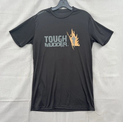 Camisa Acabadora Artesanal TOUGH MUDDER Adulto Talla S Negra Atlética SS Foto 1 de 4