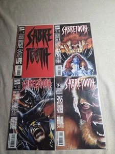 SABRETOOTH Complete Series 1-4 Marvel Complete Set 1993 Rare Bagged & Boarded - Picture 1 of 21