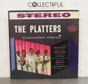 PLATTERS - REMEMBER WHEN - MERCURY 1959 - VINYL LP RECORD 🔥 - Imagen 1 de 2