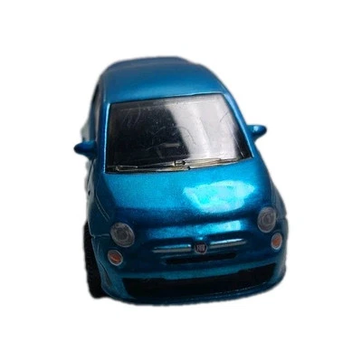 Teal Matchbox '19 Fiat 500 Turbo Die-Cast Car – Pre-Owned - Image 1 of 4