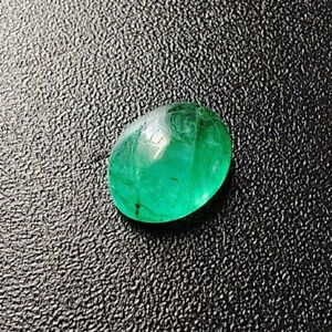 4.0 Ct Certified Natural Beautiful Cabochon Colombian Emerald Loose Gems Y-012