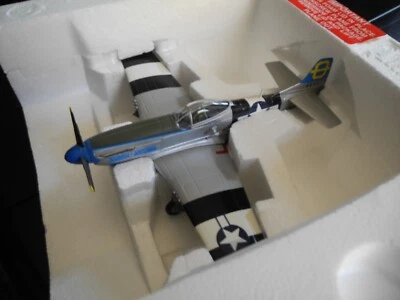 Collector's FIND FRANKLIN MINT P-51 Mustang, 1:48, JUMPIN' Jacques, PERFECT! - Image 1 of 4