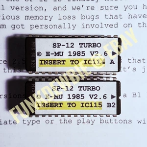 E-mu SP-12 Turbo OS v2.6 EPROM Firmware Upgrade KIT / New ROM Update Chips SP12 - Picture 1 of 3