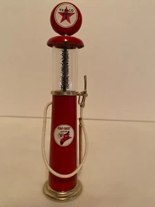 Bomba de gas vintage Texaco Fire Chief 8 pulgadas réplica metal y vidrio - Imagen 1 de 8