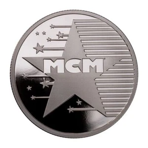 Sunshine Mining MCM Star (Typ 2) 1-Unze silber rund EDELSTEIN BU - Bild 1 von 3
