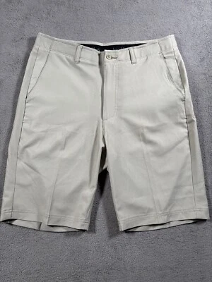 Pantalones Cortos de Golf Bolle Para Hombres 32 Performance Chino Elastizados Frente Plano Verde Claro Tecnología Foto 1 de 4