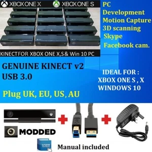 KINECT V2 ORIGINAL mit Adapter für XBOX ONE S oder X MOCAP, PC Entwicklung  - Bild 1 von 10