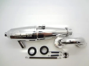 RCRENEW BEAST 2148 .21. 28 nitro engine exhaust pipe 1/8 truggy buggy max power - Picture 1 of 1