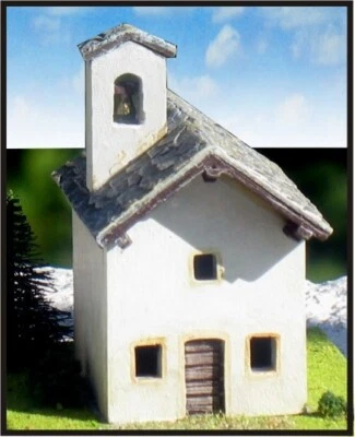 NINIVE 27N Kit De Iglesia De Campo En Resina Para Diorama Ferroviario N 1:160 - Imagen 1 de 2