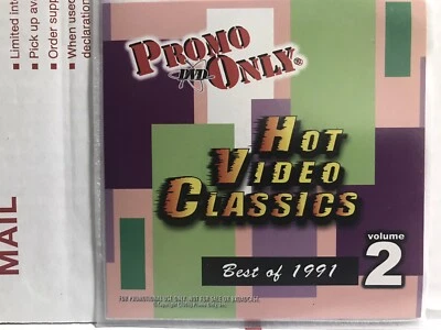 Mega Rare Out Of Print DVD Promo only video classics: Best of 1991 V2 Gold Editi - Image 1 of 2