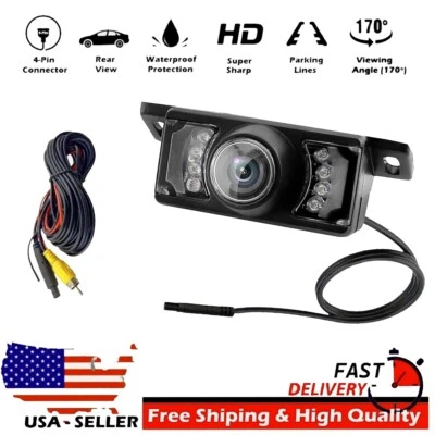Rearview Mount Universal Backup Camera for ALPINE ILX207 ILX-207 Car Radio - Image 1 of 4
