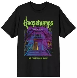 Goosebumps Vintage Deep Trouble Halloween Black T-Shirt All Size S-5XL - Picture 1 of 3