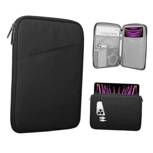 Tablet Sleeve with Pocket for iPad Air 13", iPad Pro 13", iPad 13 Inch Black - Bild 1 von 8