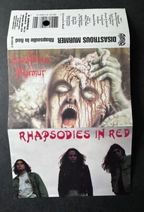 Disastrous Murmur Rhapsodies In Red Death Metal J-Card JL America - Picture 1 of 2