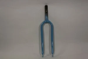 Fuji Cruiser fork 700c 1 1/8 threaded steer 150mm Blue FK 7 - Picture 1 of 3